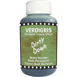 Dirty Down Water Soluble Paint - Verdigris Effect 250ml Pot