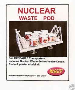 Warp Models WARP-NPOD – 1/72 SPACE 1999 NUCLEAR WASTE POD Kit