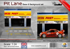 Coastal Kits CKS060-24 - 1:24 Scale Pit Lane Base & Background Set