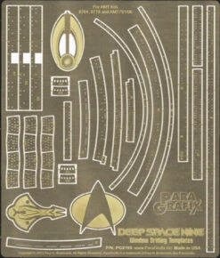 Paragrafix PGX169 - 1/3200 Deep Space Nine Window Drilling Templates