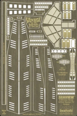 Paragrafix PGX160 - 1/128 8 Window Seaview Photoetch Set