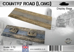 Coastal Kits CKS022L-72 - 1:72 Scale Country Road (Long) Display Base