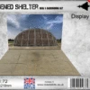 Coastal Kits CKS900-72 - 1:72 Hardened Aircraft Shelter Base & Background Set