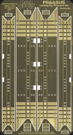 Paragrafix PGX168 - 1/4105 Battlestar Pegasus Landing Bay Photoetch Set