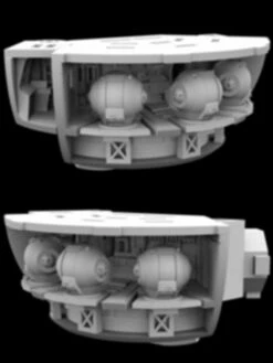 Paragrafix PGX235 - 1/350 Discovery XD-1 Pod Bay Kit For Moebius 2001-8 -Model Toy Kit Store 1 70149.1655578297