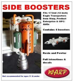 Warp Models WARP-SB – 1/72 Space 1999 Eagle Transporter Side Boosters Kit