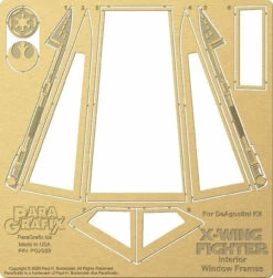 Paragrafix PGX229 - 1/18 X-Wing Canopy Frames For DeAgostini Kit 7 Paragrafix PGX229 - 1/18 X-Wing Canopy Frames For DeAgostini Kit -Model Toy Kit Store 2909 2 74424.1628068826 77923.1655578422