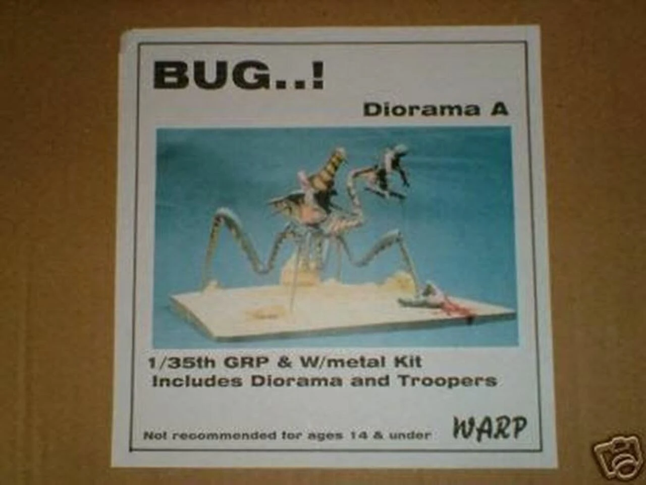 Warp Models - 1:35 BUG..! Starship Troopers Diorama A Model Kit 1 Warp Models - 1:35 BUG..! Starship Troopers Diorama A Model Kit
