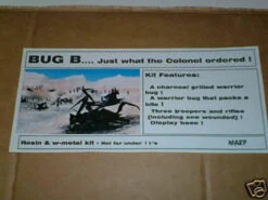 Warp Models - 1:35 BUG..! Starship Troopers Diorama B Model Kit