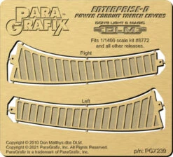 Paragrafix PGX239 - 1/1400 Enterprise D Power Conduit Trench Covers Photoetch Set
