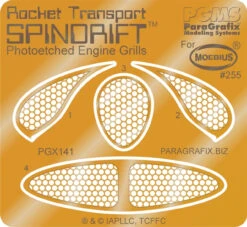 Paragrafix PGX141 - 1/128 Spindrift Photoetched Engine Grills -Model Toy Kit Store 3 1 61518.1675864102