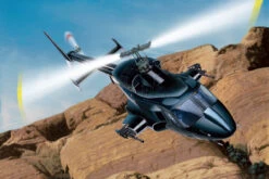 Aoshima Airwolf 1/48 Limited Edition With Extra Clear Body Plastic Model