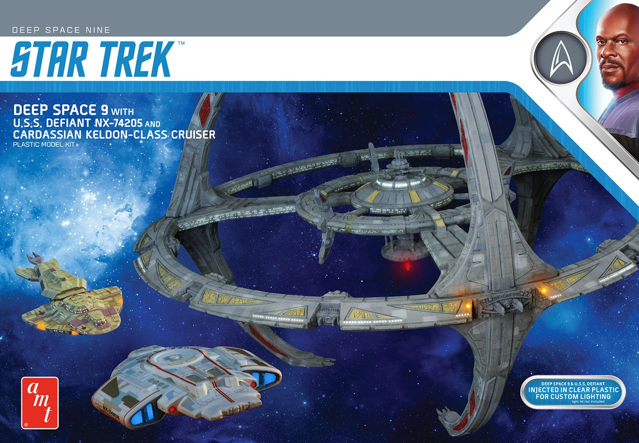 AMT AMT1245 - 1:3300 Star Trek - Deep Space Nine (DS9) Model Kit 1 AMT AMT1245 - 1:3300 Star Trek - Deep Space Nine (DS9) Model Kit
