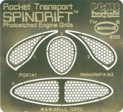 Paragrafix PGX141 - 1/128 Spindrift Photoetched Engine Grills -Model Toy Kit Store 5 1 77333.1675864102
