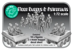 1:72 Scale Moon Buggy's & Astronauts