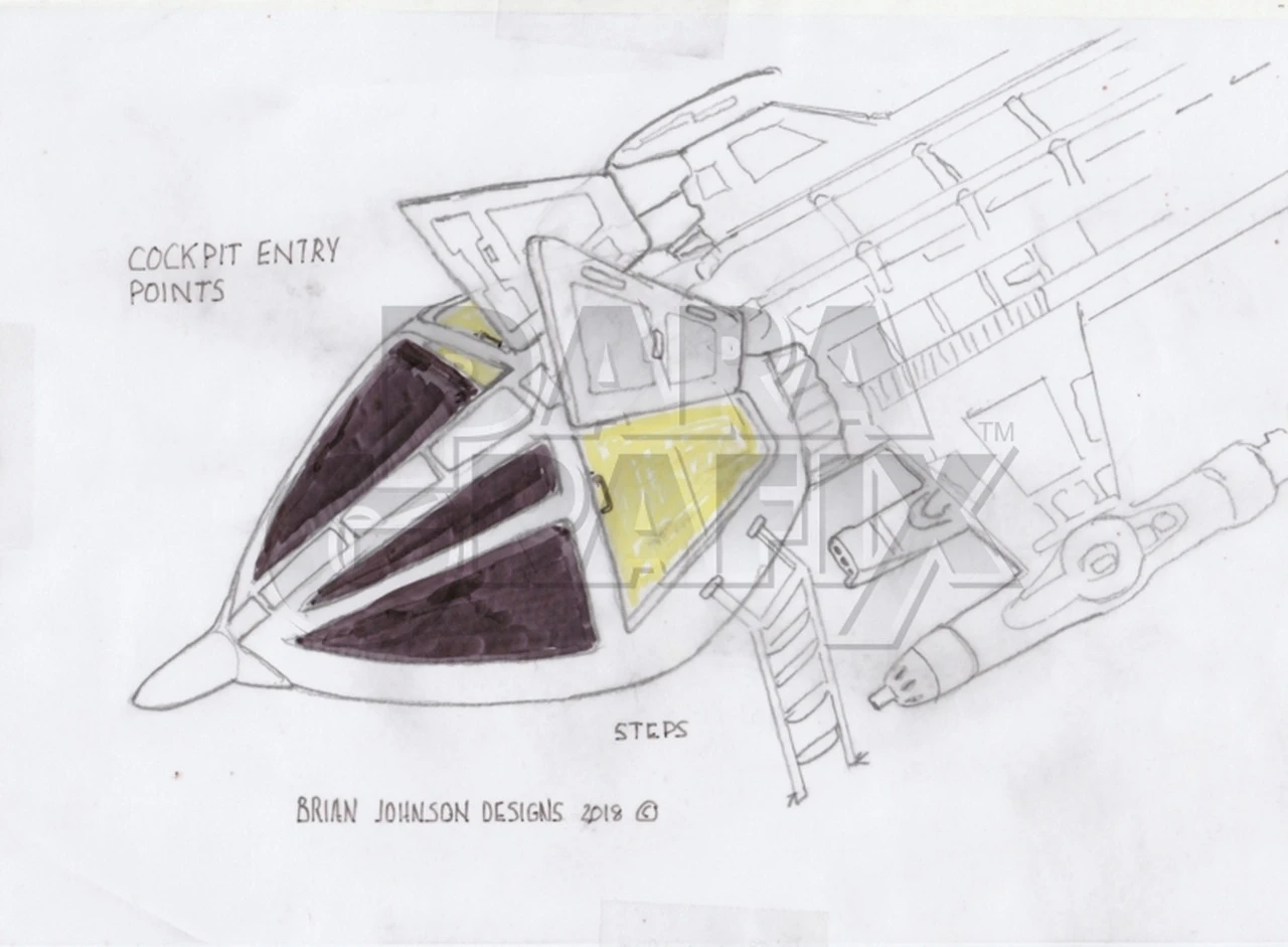 Paragrafix PGX214 - 1/72 Brian Johnson's Concept Hawk Cockpit For MPC881 6 Paragrafix PGX214 - 1/72 Brian Johnson's Concept Hawk Cockpit For MPC881 - Image 6