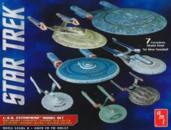 AMT 954 - 1:2500 Star Trek-USS Enterprise Box Set-Cadet Series Model Kits