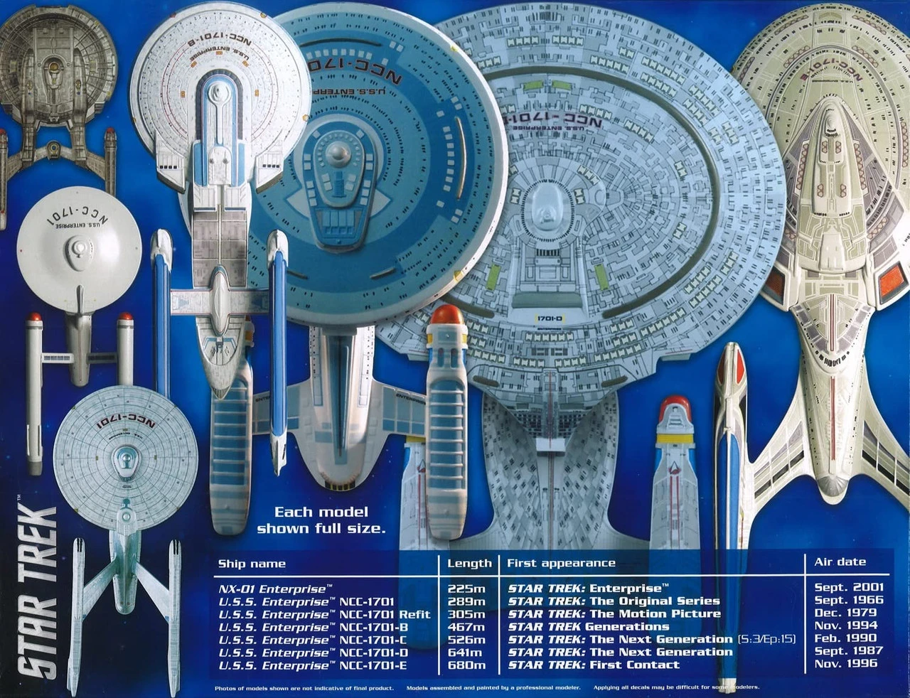 AMT 954 - 1:2500 Star Trek-USS Enterprise Box Set-Cadet Series Model Kits 2 AMT 954 - 1:2500 Star Trek-USS Enterprise Box Set-Cadet Series Model Kits - Image 2