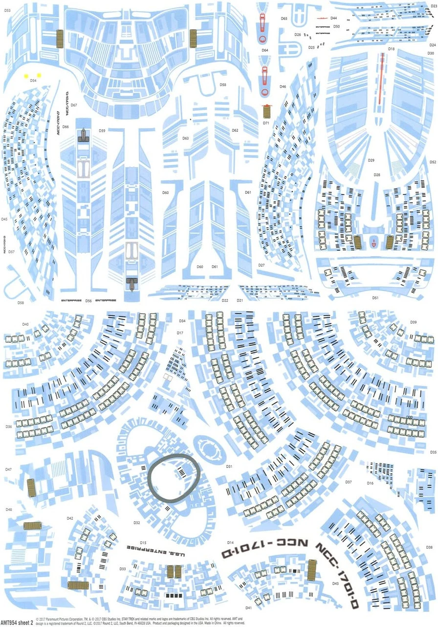 AMT 954 - 1:2500 Star Trek-USS Enterprise Box Set-Cadet Series Model Kits 13 AMT 954 - 1:2500 Star Trek-USS Enterprise Box Set-Cadet Series Model Kits - Image 13