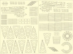 Aztek Dummy AD-05 - 1/1000 Constitution Class Paint Masks