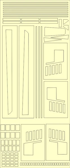 Aztek Dummy AD-10 - AMT/ERTL X-Wing Templates