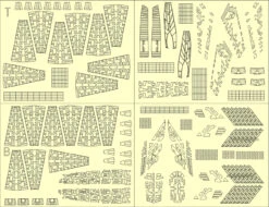 Aztek Dummy AD-14 - 1/537 Refit Starship Aztek Paint Masks