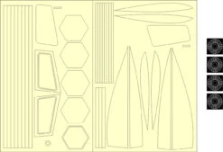 Aztek Dummy AD-16 - 1/32 Flying Sub (Moebius Models FS1) Paint Masks