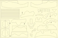 Aztek Dummy AD-24 - Moebius Mk VI Iron Man Paint Masks