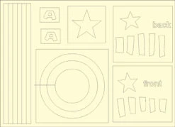 Aztek Dummy AD-31 - Polar Lights Captain America Paint Masks