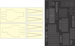 Aztek Dummy AD-32 - 1/350 TOS Enterprise Basic Windows (Round 2 Model) Paint Masks
