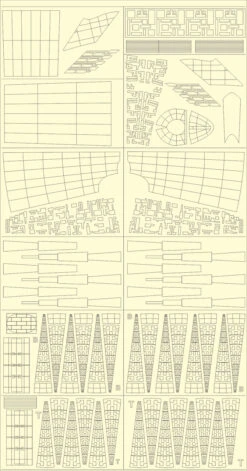 Aztek Dummy AD-34 - 1/350 TOS Enterprise Aztek (Round 2 Model) Paint Masks