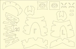 Aztek Dummy AD-41 - 1966 Batman Figure (Moebius Models) Paint Masks