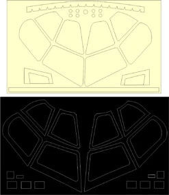 Aztek Dummy AD-47 - 1/32 Proteus (Moebius Models) Paint Masks