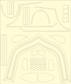 Aztek Dummy AD-49 - Land Of The Giants 1/64 Spindrift Paint Masks