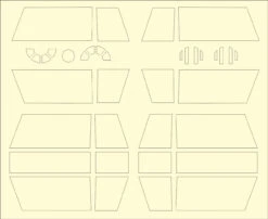 Aztek Dummy AD-52 - Bandai 1/72 Vaders Tie Fighter Paint Masks