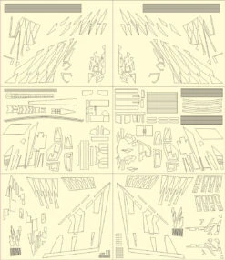Aztek Dummy AD-58 - 1/350 K'Tinga (Round 2) Paint Masks