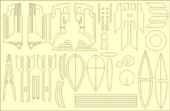 Aztek Dummy AD-59 - 1/1000 USS Grissom (Round 2) Paint Masks