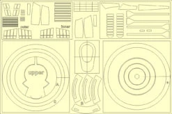 Aztek Dummy AD-64 - 1/1400 Ambassador Class (AMT) Paint Masks