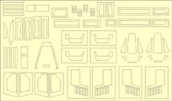 Aztek Dummy AD-66 - 1/72 X-Wing (Bandai) Paint Masks