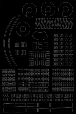 Aztek Dummy AD-70 - 1/1000 Pike's Enterprise - Windows (from Discovery) (Round 2) Paint Masks