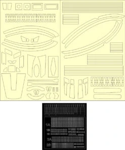 Aztek Dummy AD-73 - 1/1000 Voyager Paint Masks
