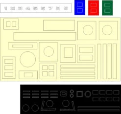 Aztek Dummy AD-74 - Commlock & Stun Gun Masks And Markings