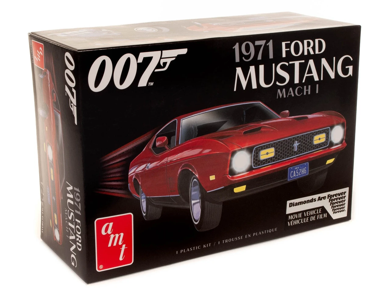 AMT1187 - 1:25 JAMES BOND 1971 FORD MUSTANG MACH I SCALE MODEL KIT 2 AMT1187 - 1:25 JAMES BOND 1971 FORD MUSTANG MACH I SCALE MODEL KIT - Image 2