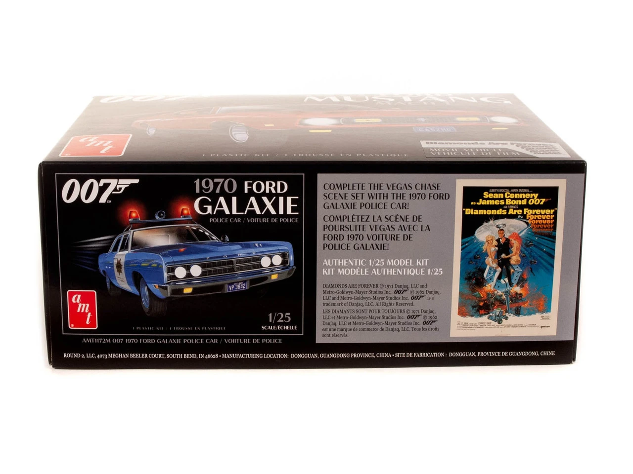 AMT1187 - 1:25 JAMES BOND 1971 FORD MUSTANG MACH I SCALE MODEL KIT 3 AMT1187 - 1:25 JAMES BOND 1971 FORD MUSTANG MACH I SCALE MODEL KIT - Image 3
