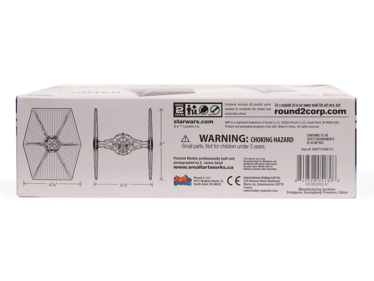 AMT 1299 - 1/48 STAR WARS: A NEW HOPE TIE FIGHTER MODEL KIT 4 AMT 1299 - 1/48 STAR WARS: A NEW HOPE TIE FIGHTER MODEL KIT - Image 4