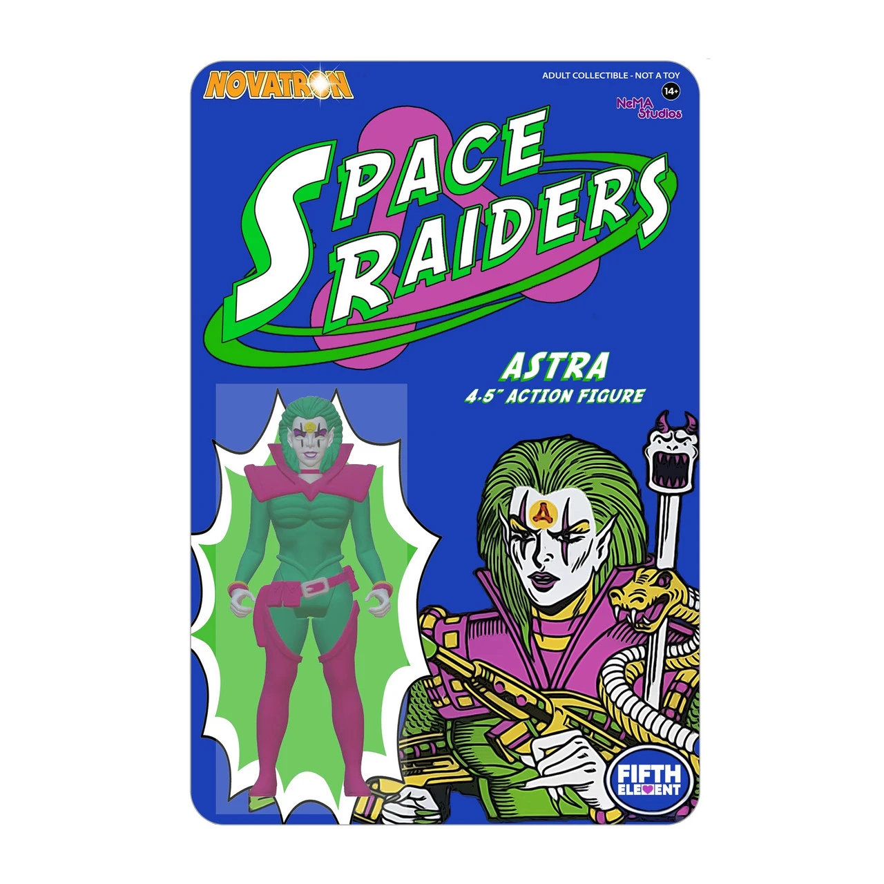 NeMA Studios - Space Raiders Astra 4.5" Action Figure 1 NeMA Studios - Space Raiders Astra 4.5" Action Figure