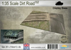 Coastal Kits CKS501-35 - 1:35 Scale Dirt Road 02 Display Base