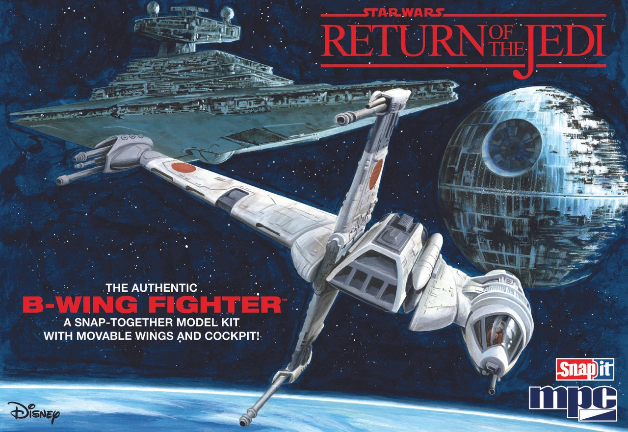 MPC949 - 1:144 STAR WARS: RETURN OF THE JEDI B-WING FIGHTER (SNAP) Model Kit 1 MPC949 - 1:144 STAR WARS: RETURN OF THE JEDI B-WING FIGHTER (SNAP) Model Kit