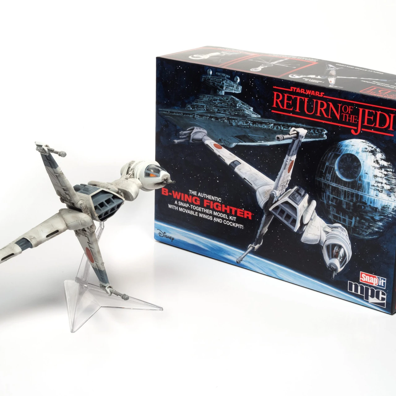 MPC949 - 1:144 STAR WARS: RETURN OF THE JEDI B-WING FIGHTER (SNAP) Model Kit 2 MPC949 - 1:144 STAR WARS: RETURN OF THE JEDI B-WING FIGHTER (SNAP) Model Kit - Image 2