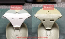 MPM001 - 1/1400 Upgraded V1 Dorsal For AMT/Round2's Enterprise D Kit -Model Toy Kit Store MPM001 V1 Dorsal Comparison 02 80936.1675176440